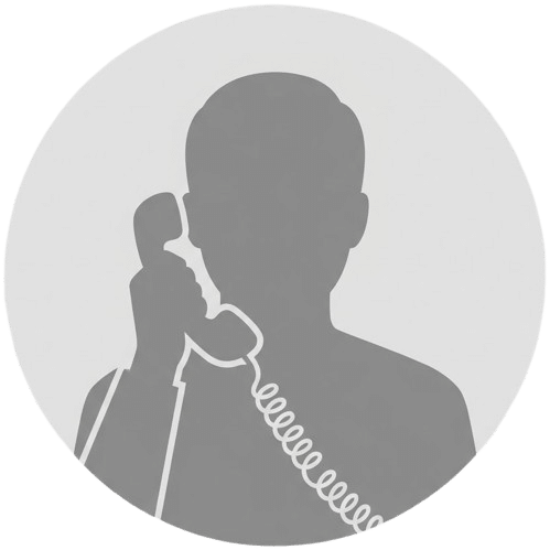 Avatar männlich mit Telefon
